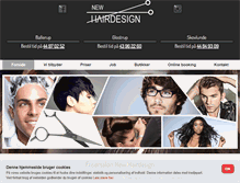 Tablet Screenshot of newhairdesign.dk